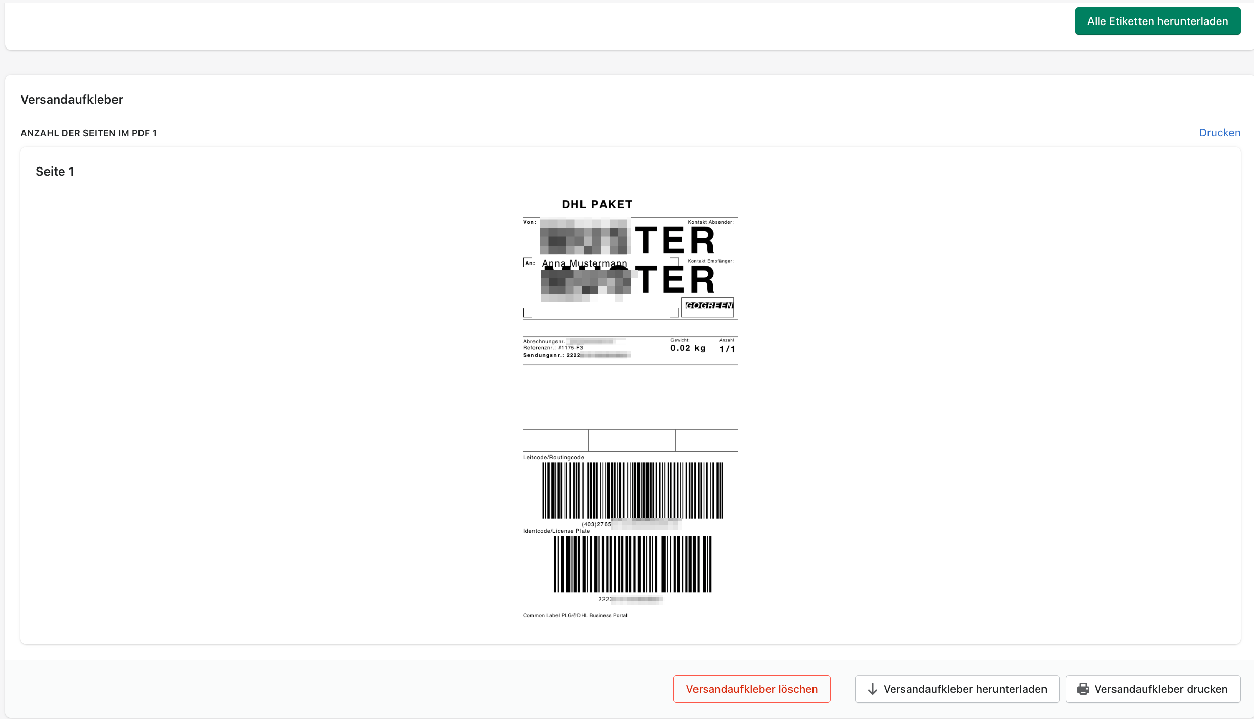 Einzel label 7 Einzel label 7