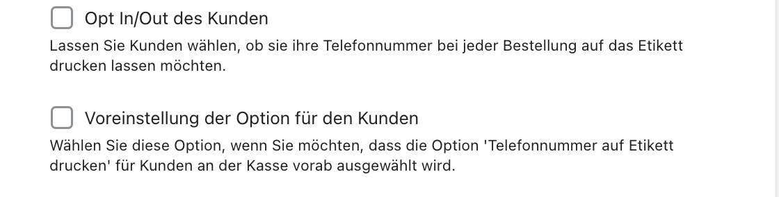 Informationen am Etikett 12