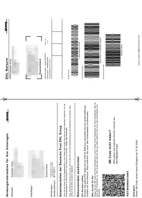 Customer returns 10