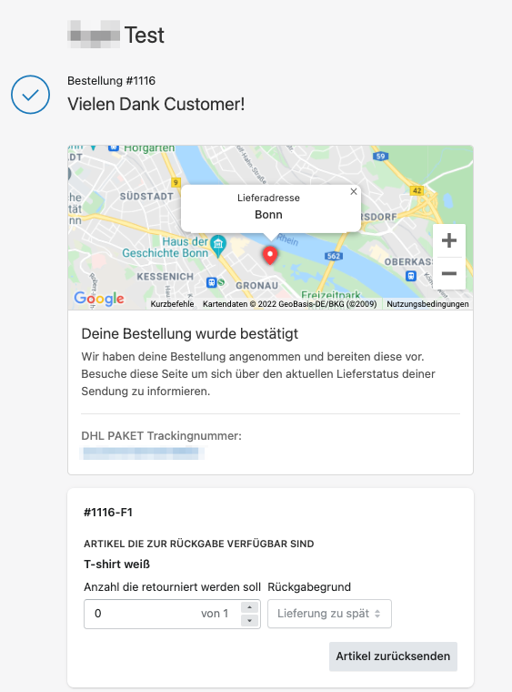 Customer returns 6